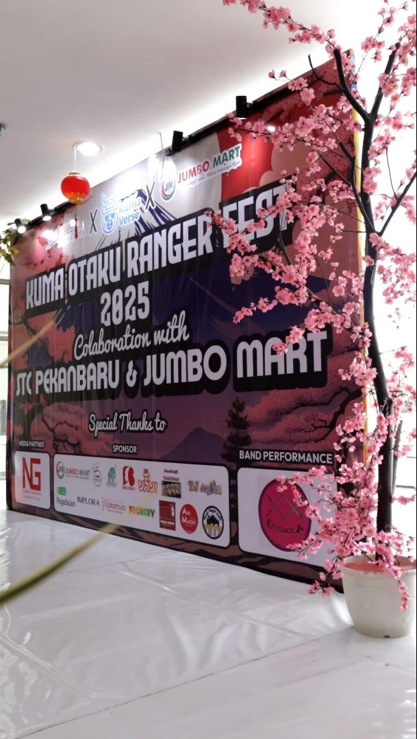 Kuma Otaku Ranger Fest 2025 Collaboration With Jumbo Mart Pekanbaru