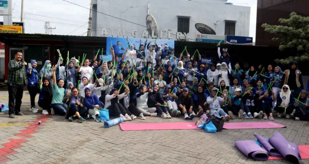 Poundfit di Jumbo Mart Pekanbaru Bersama Entrasol Dan DJ Clup Fun