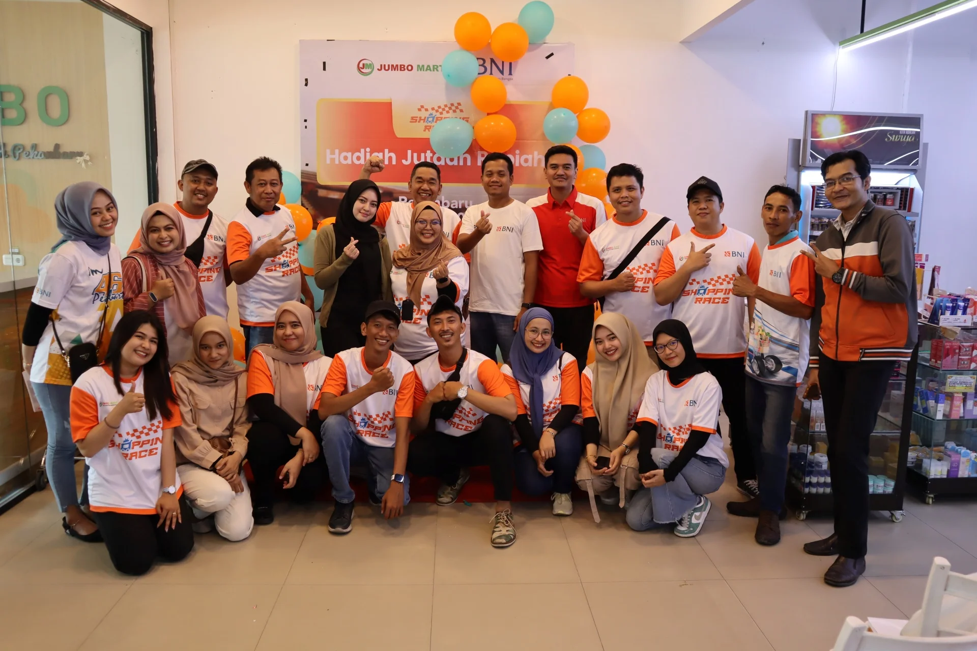 Shopping Race BNI di Jumbo Mart